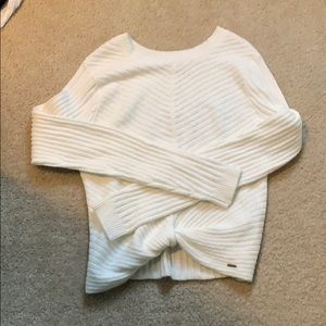 White long sleeve sweater